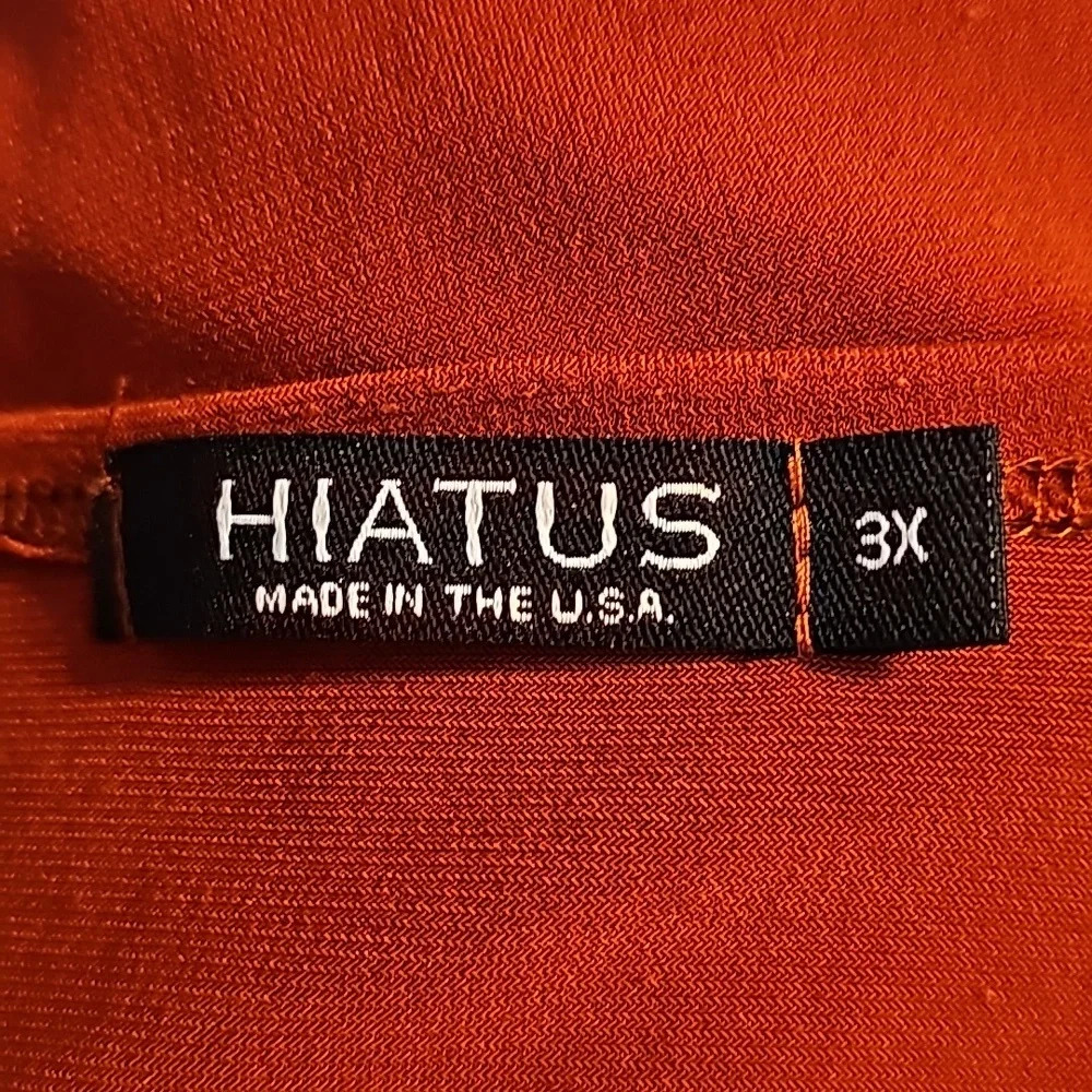 Hiatus Rust/Brown Cross-over Top - Picture 4 of 5
